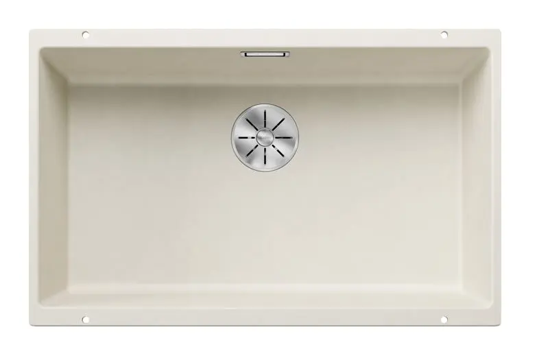 Blanco Subline 700 - Silgranit Spoelbak, 73x46 Cm, InFino, Zacht Wit 527173 3 Blanco Subline 700 - Silgranit Spoelbak, 73x46 Cm, InFino, Zacht Wit 527173