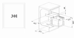 Blanco Select - Inbouw Afvalemmer, Inhoud 30 L 526304 -SANITINO WINKEL 01da5d1dddd4ee1517ab5ed2