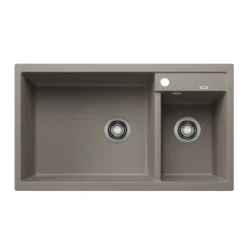 Blanco Metra 9 - Silgranieten Spoelbak, 86x50 Cm, Gootsteen Links, Tartufo 517364