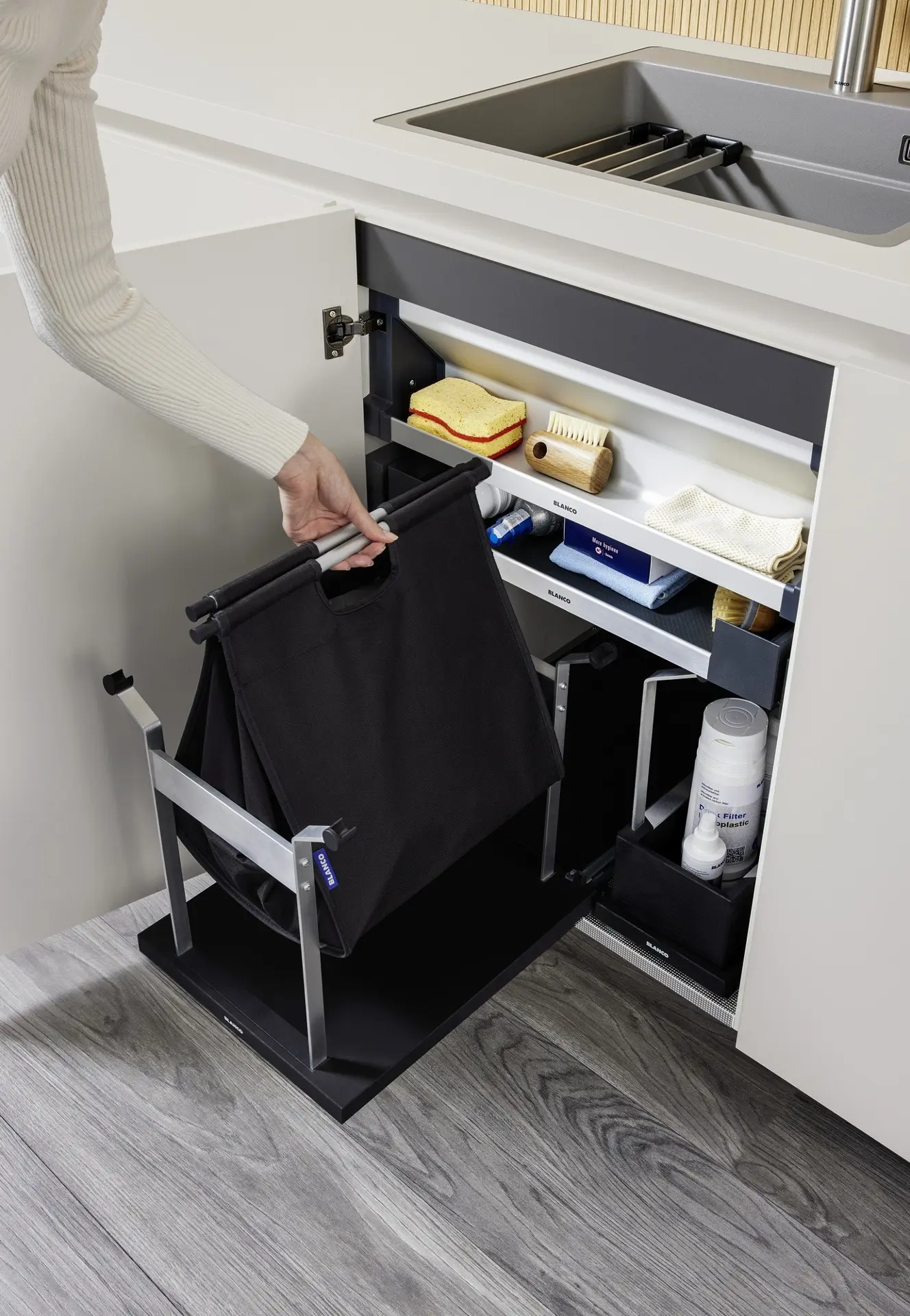 Blanco - Textielen Zak Voor Het Verzamelen Van Droge Materialen, Voor Vleugeldeuren, Volume 30 L 527669 8 Blanco - Textielen Zak Voor Het Verzamelen Van Droge Materialen, Voor Vleugeldeuren, Volume 30 L 527669 - Afbeelding 6