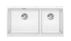 Blanco Subline 480/320 - Silgranit Spoelbak, 86x46 Cm, Wit 523588