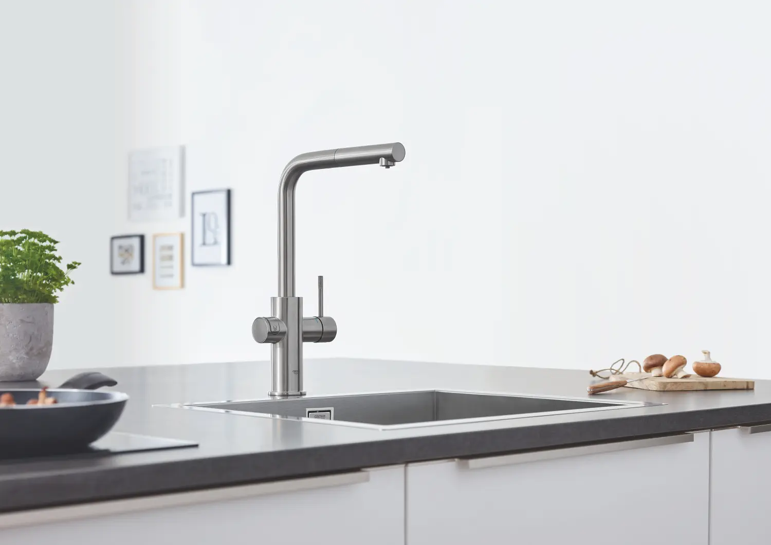 Grohe Blue Home - Connected Keukenkraan, Met Filter En Koeler, Supersteel 31539DC0 8 Grohe Blue Home - Connected Keukenkraan, Met Filter En Koeler, Supersteel 31539DC0 - Afbeelding 6