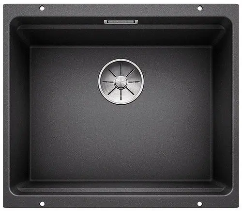 Blanco Etagon 500 - Silgranit Spoelbak, 53x46 Cm, Met Verschuifbare Rails, Zwart 525887 5 Blanco Etagon 500 - Silgranit Spoelbak, 53x46 Cm, Met Verschuifbare Rails, Zwart 525887 - Afbeelding 3