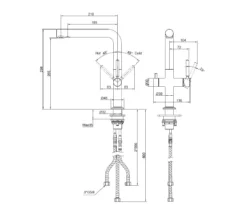 Kielle Wimeo - Keukenkraan Inclusief Filter, Geborsteld Roestvrij Staal 10525SFI85 -SANITINO WINKEL 076f18395812cb8bcbccb5bb