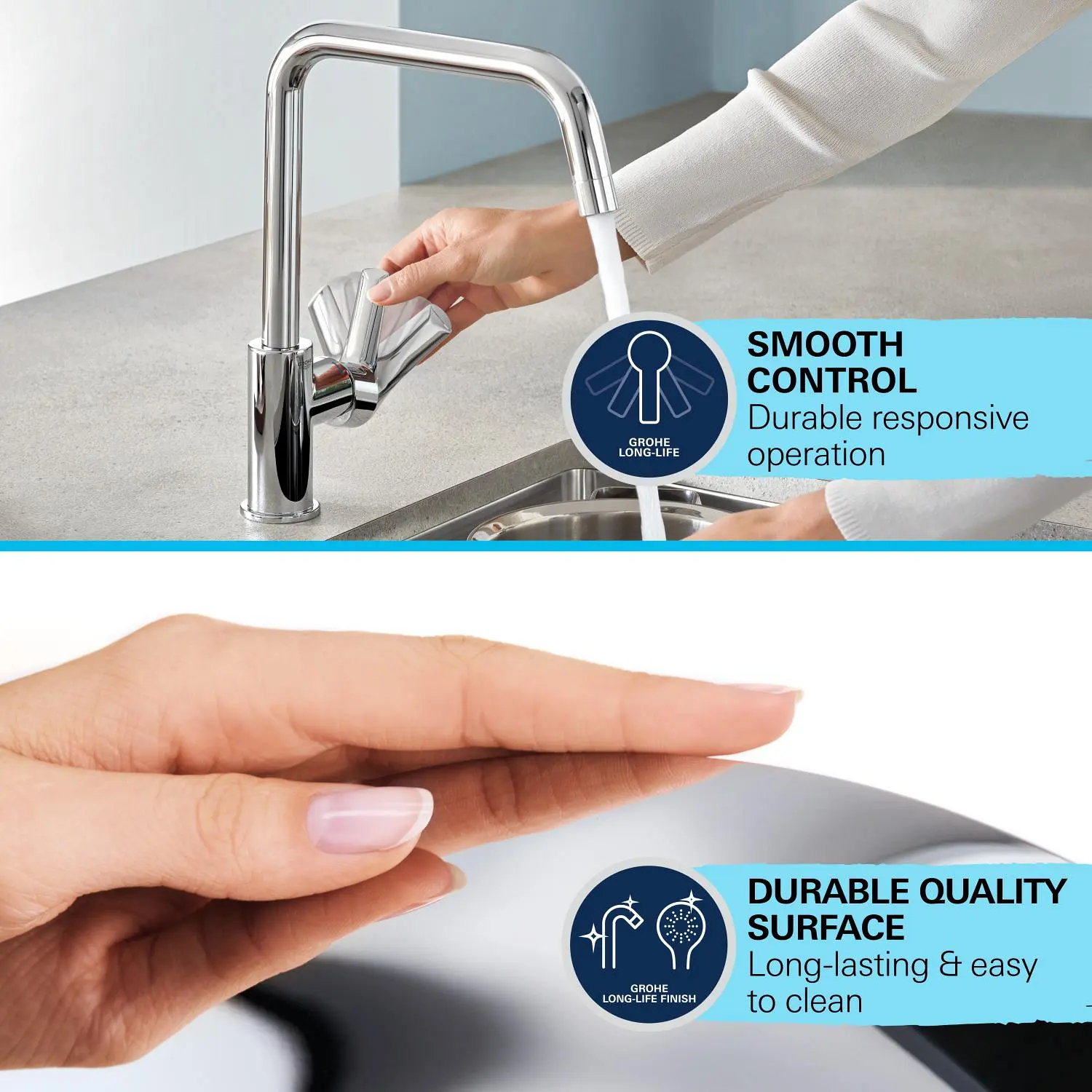 Grohe Start Flow - Keukenkraan, Chroom 31555001 8 Grohe Start Flow - Keukenkraan, Chroom 31555001 - Afbeelding 6