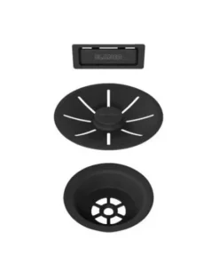 Blanco Accessoires - Afvoerzeef C-overflow, BlackEdition, Mat Zwart 239975