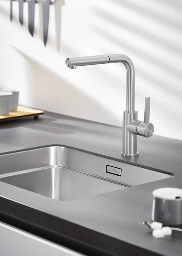 Blanco Etagon 500 - Spoelbak, 54x44 Cm, Met Verschillende Niveaus, Rvs 521841 7 Blanco Etagon 500 - Spoelbak, 54x44 Cm, Met Verschillende Niveaus, Rvs 521841 - Afbeelding 5