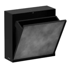 Hansgrohe XtraStoris Rock - Ingebouwde Prullenmand 4 L, Mat Zwart 56089670