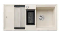 Blanco Adira - Silgranit Spoelbak, 10x5 Cm, Met Afvoerbediening En Toebehoren, InFino, Zacht Wit 527606 -SANITINO WINKEL 0fd051f0b598c680be6ec2e6