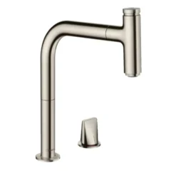 Hansgrohe M71 - 2- Gats Keukenkraan M7119-H200 Met Uittrekbare Handdouche, SBOX, RVS Look 73804800