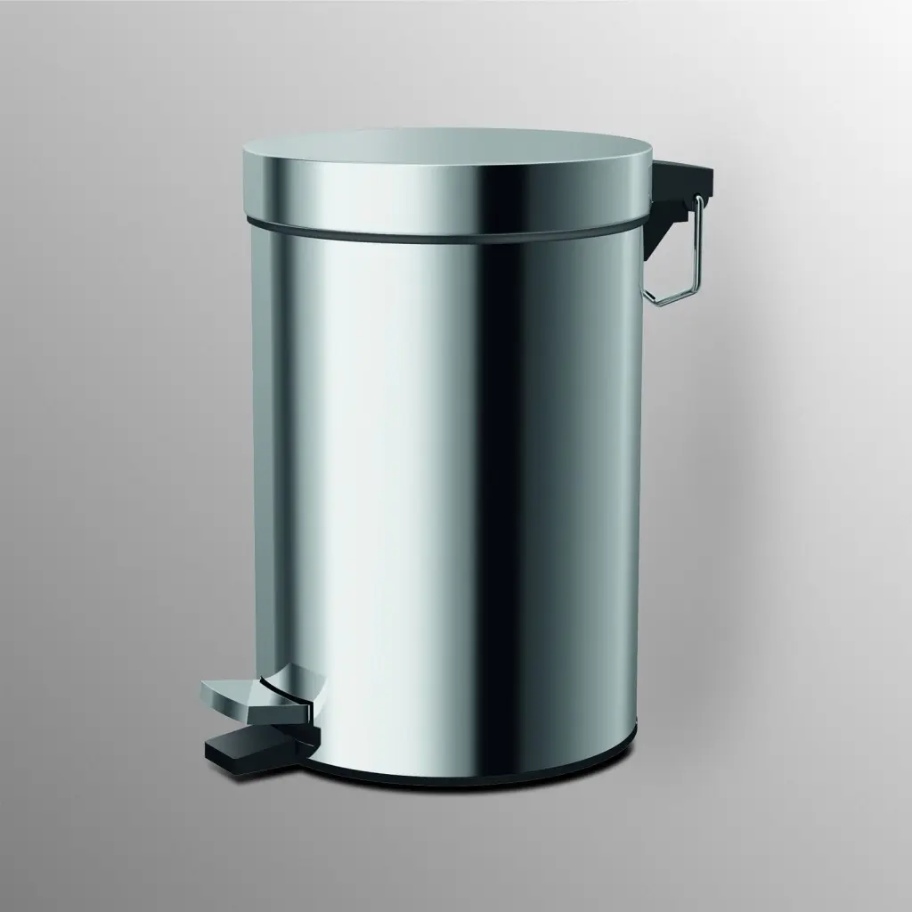 Ideal Standard IOM - Afvalemmer 3 L, Roestvrij Staal A9104MY 5 Ideal Standard IOM - Afvalemmer 3 L, Roestvrij Staal A9104MY - Afbeelding 3