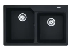 Franke Urban - UBG 620-7 Fragraniet Spoelbak, 78x50 Cm, Mat Zwart 114.0700.117