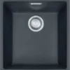 Franke Sirius - SID 110-34 Tectonite Spoelbak, 37x44 Cm, Zwart 125.0363.785