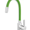 Novaservis Ferro - Keukenkraan Met Flexibele Arm, Groen/chroom 70710,0Z