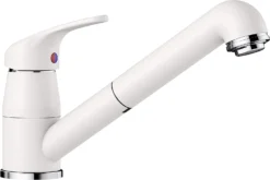 Blanco Daras S - Keukenkraan Met Uittrekbare Sproeikop, Wit 517735