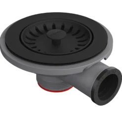 Franke Toebehoren - Zeefventiel Colourline, Mat Zwart 112.0657.022