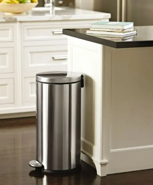 Simplehuman Afvalemmers - Afvalbak 30 L, Geborsteld Roestvrij Staal CW1810 7 Simplehuman Afvalemmers - Afvalbak 30 L, Geborsteld Roestvrij Staal CW1810 - Afbeelding 5