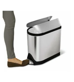 Simplehuman Afvalemmers - Afvalbak 10 L, Geborsteld Roestvrij Staal CW1899 12 Simplehuman Afvalemmers - Afvalbak 10 L, Geborsteld Roestvrij Staal CW1899 -SANITINO WINKEL 20a7200cebbb066ac6fc401f