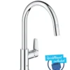 Grohe Start Edge - Keukenkraan Met Uittrekbare Vuistdouche, Chroom 30550000