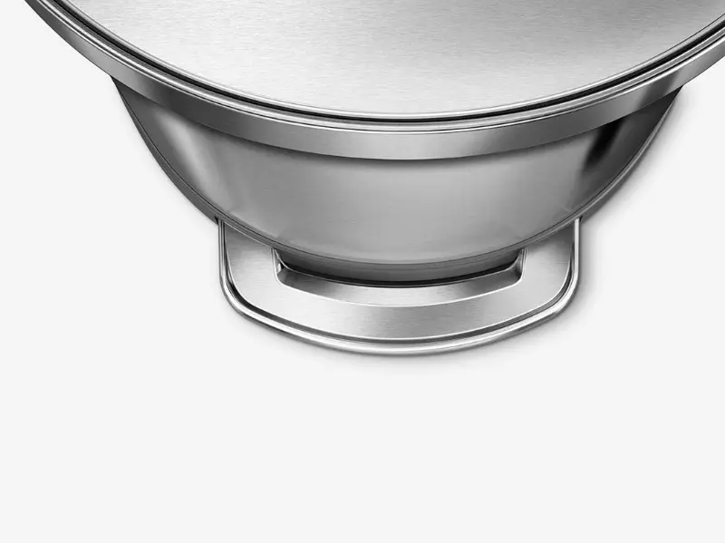 Simplehuman Afvalemmers - Afvalbak 45 L, Gebrosteld Rvs CW2030 7 Simplehuman Afvalemmers - Afvalbak 45 L, Gebrosteld Rvs CW2030 - Afbeelding 5