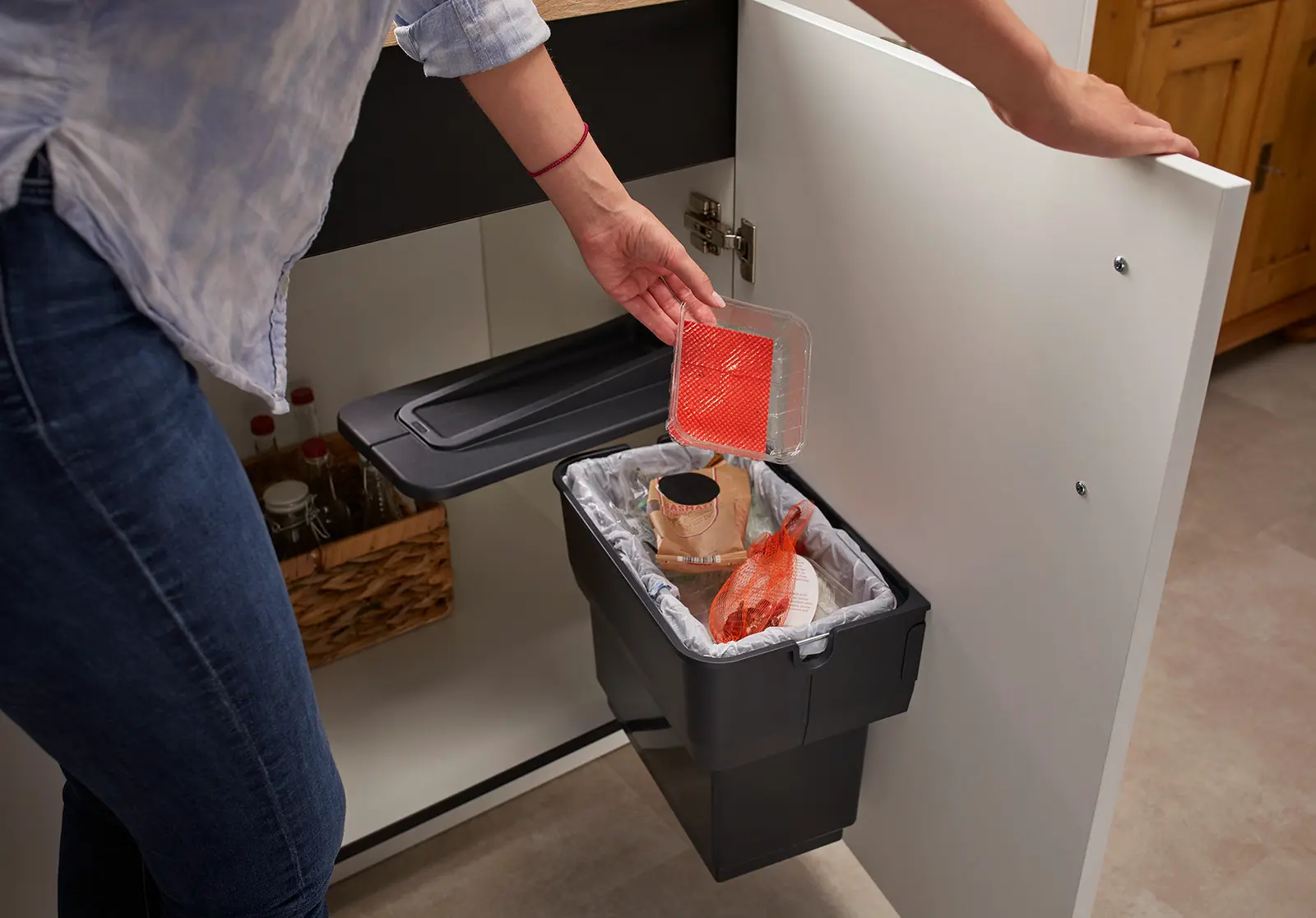 Blanco Singolo - Afvalsorteersysteem, Inhoud 14 L 512880 5 Blanco Singolo - Afvalsorteersysteem, Inhoud 14 L 512880 - Afbeelding 3