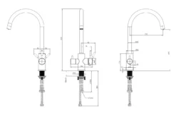 Kielle Wimeo - Keukenkraan Inclusief Filter, Chroom 10525SFI20 7 Kielle Wimeo - Keukenkraan Inclusief Filter, Chroom 10525SFI20 -SANITINO WINKEL 28ba201edc898da17af9f854