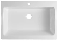 Sapho Arya - Keramische Spoelbak, 86x62 Cm, Wit 50186 -SANITINO WINKEL 2accb05ab60bead49d484db4