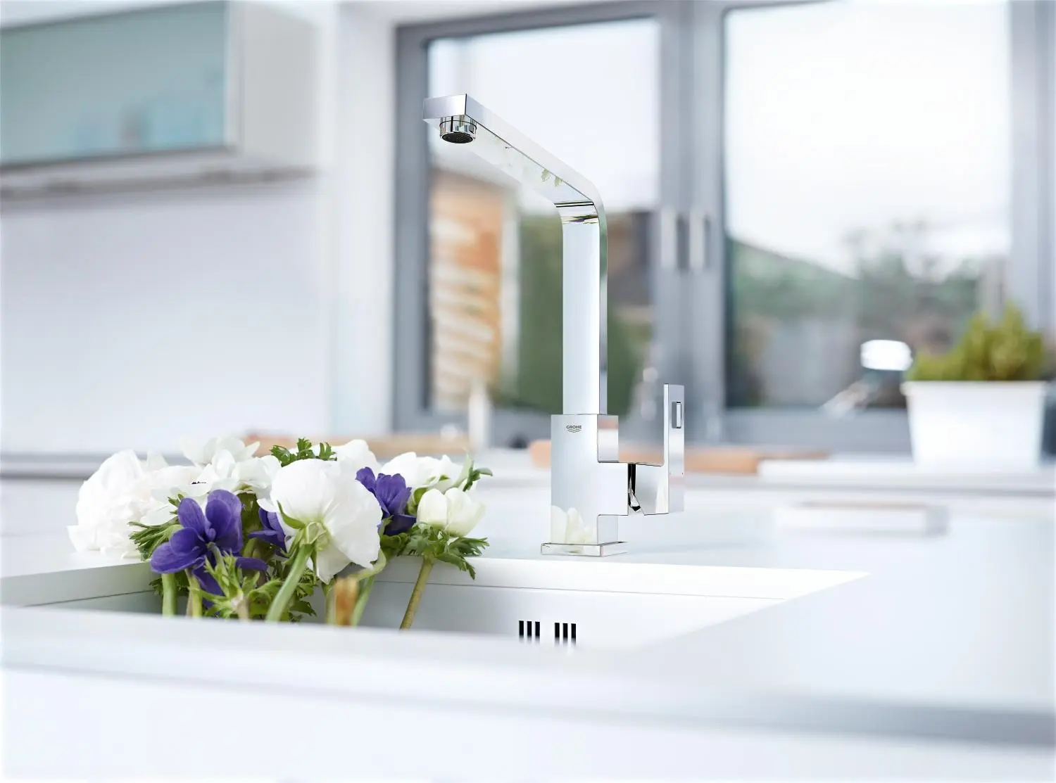 Grohe Eurocube - Keukenkraan, Chroom 31255000 5 Grohe Eurocube - Keukenkraan, Chroom 31255000 - Afbeelding 3