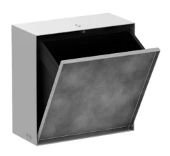 Hansgrohe XtraStoris Rock - Ingebouwde Prullenmand 6 L, Mat Wit 56090700