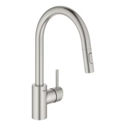 Grohe Concetto - Keukenkraan Met Uittrekbare Handdouche, Supersteel 31483DC2