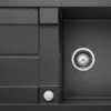 Blanco Metra 5 - Silgranit Spoelbak, 86x50 Cm, Draaiknopbediening, Antraciet 513044