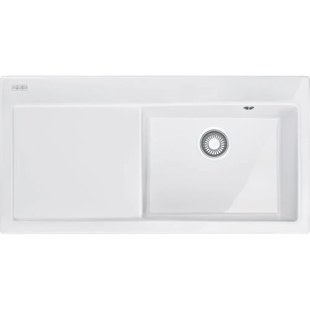 Franke Mythos - Keramische Spoelbak MTK 611-100/7, 100x51 Cm, Glacier 124.0335.707 3 Franke Mythos - Keramische Spoelbak MTK 611-100/7, 100x51 Cm, Glacier 124.0335.707