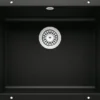 Blanco Rotan 500 - Silgranit Spoelbak, 53x46 Cm, Zwart 526098