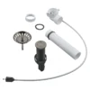 Grohe Afvoergarnituren - Afvoerzeef Voor Spoelbak Met Accessoires, Geborsteld Hard Graphite 40986AL0 -SANITINO WINKEL 348b482035ec34c686378a3c