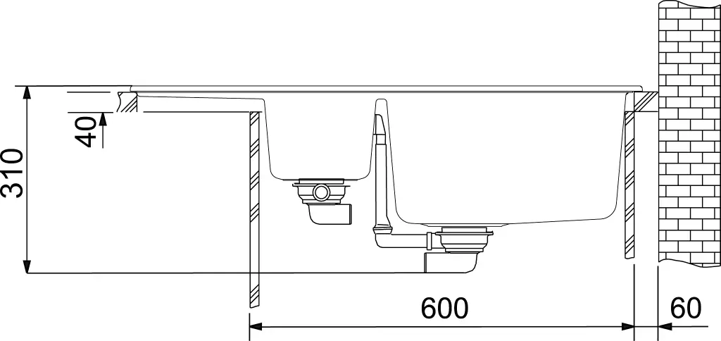 Franke Basis - BFG 651-78 Fragraniet Spoelbak, 78x50 Cm, Onyx 114.0285.215 5 Franke Basis - BFG 651-78 Fragraniet Spoelbak, 78x50 Cm, Onyx 114.0285.215 - Afbeelding 3