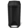 Simplehuman Afvalemmers - Afvalbak 10 L, Mat Zwart CW2104 1 Simplehuman Afvalemmers - Afvalbak 10 L, Mat Zwart CW2104 -SANITINO WINKEL 37c89fbe58e8c2e9ede4b89f
