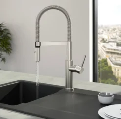 Villeroy & Boch Steel Expert 2.0 - Keukenkraan Met Flexibele Uitloop En Uittrekbare Sproeikop, Roestvrij Staal 928000LC -SANITINO WINKEL 37dbb14f30667cb7d4d2d49b