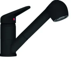 Franke Kranen - Keukenkraan FC 9547.901, Met Uittrekbare Handdouche, Mat Zwart 115.0659.840