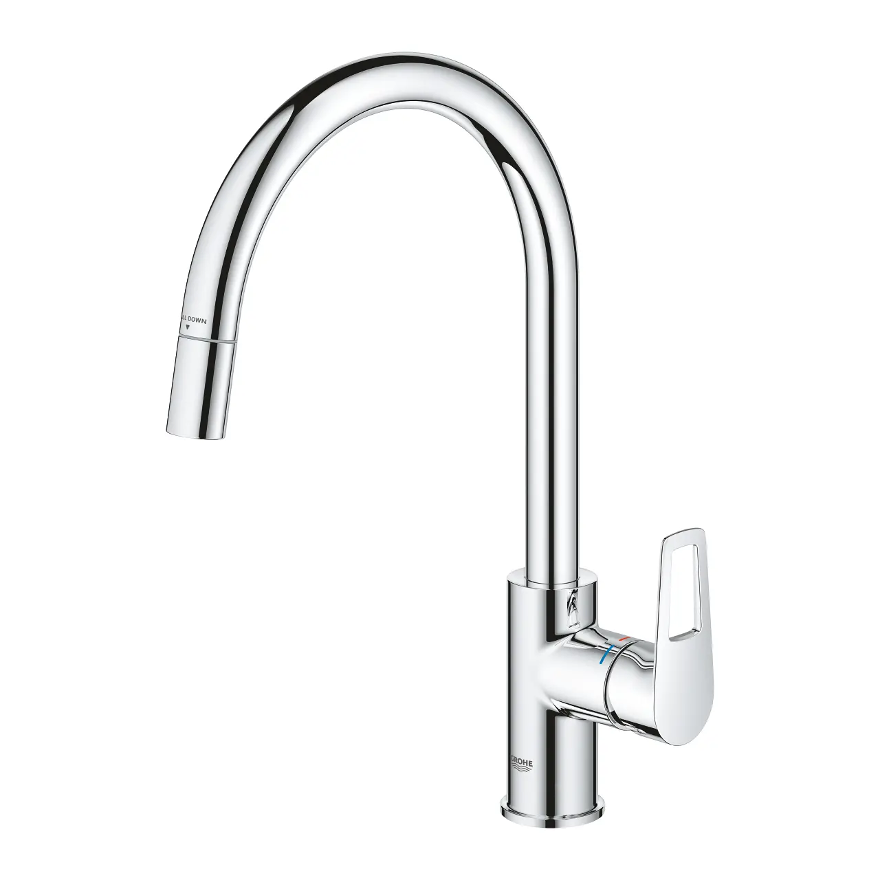 Grohe Start Loop - Keukenkraan Met Uittrekbare Vuistdouche, Chroom 30556000 6 Grohe Start Loop - Keukenkraan Met Uittrekbare Vuistdouche, Chroom 30556000 - Afbeelding 4
