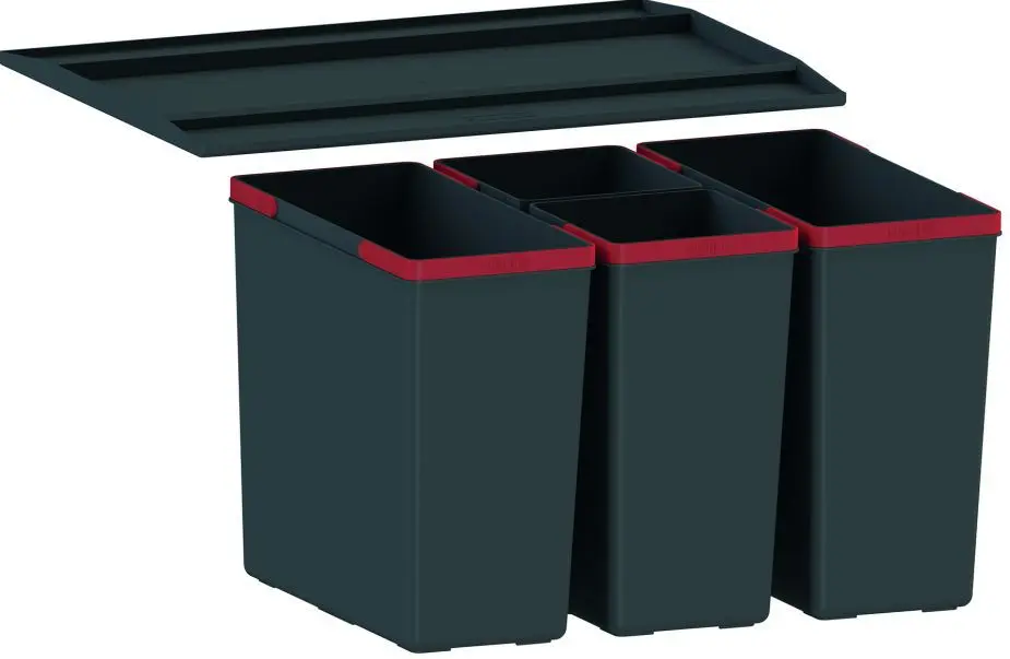 Franke Sorters - Easysort 600-2-2 Inbouw Prullenbak 121.0494.193 3 Franke Sorters - Easysort 600-2-2 Inbouw Prullenbak 121.0494.193