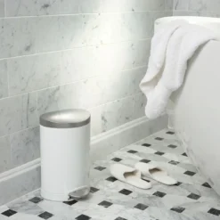 Simplehuman Afvalemmers - Afvalbak 6 L, Wit CW1835CB -SANITINO WINKEL 3e0c95000777501db0360616