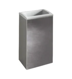 Keuco Collection Moll - Open Afvalemmer, Wandbevestiging, Antraciet/chroom 12788010001