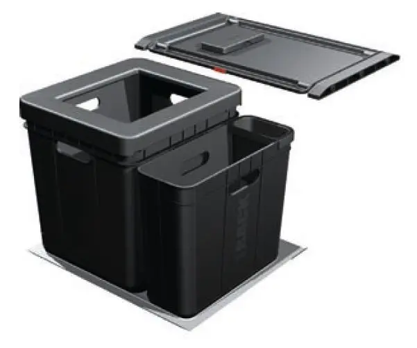 Franke Sorters - Inbouw Prullenbak Varia 350-60 121.0307.536 3 Franke Sorters - Inbouw Prullenbak Varia 350-60 121.0307.536