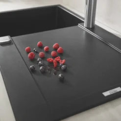 Grohe Spoelbakken - Composiet Spoelbak K500 Met Automatische Waste, 86x50 Cm, Grafiet Zwart 31644AP0 -SANITINO WINKEL 43caf9c37399d0fdd90bef0e