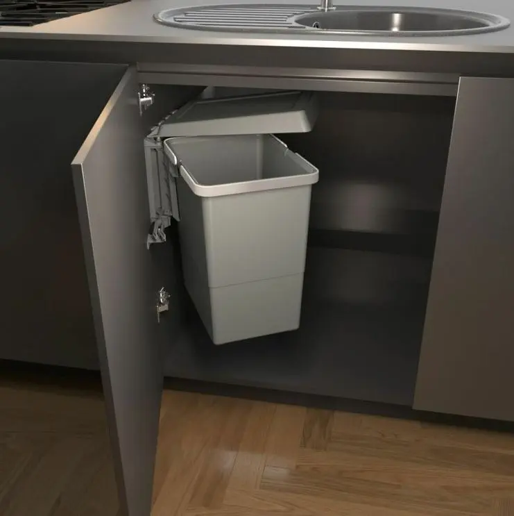 Elletipi Swing 2.0 - Ingebouwde Afvalbak, 24 L PBN A SG44 9 Elletipi Swing 2.0 - Ingebouwde Afvalbak, 24 L PBN A SG44 - Afbeelding 7