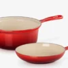 Le Creuset - Set Steelpan En Koekenpan, Inhoud 2,3 L, Cerise 25044220602460 -SANITINO WINKEL 4639018f1e7c51e537faaae3
