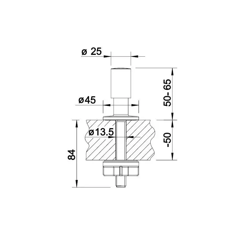 Blanco Toebehoren - Trekknop, Chroom 221339 4 Blanco Toebehoren - Trekknop, Chroom 221339 - Afbeelding 2