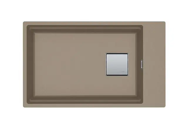 Franke Kubus 2 - Fragraniet Spoelbak KNG 110-62, 76x46 Cm, Cashmere 125.0512.516 3 Franke Kubus 2 - Fragraniet Spoelbak KNG 110-62, 76x46 Cm, Cashmere 125.0512.516