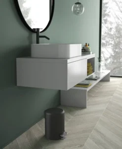 Sapho Gedy Badkameraccessoires - Potty Prullenbak 3l, SoftClose, Mat Zwart 320914 -SANITINO WINKEL 49a4cb25ff2499dca33629a1 1