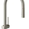 Hansgrohe M54 - Talis Keukenkraan Met Uittrekbare Handdouche, RVS Look 72800800 -SANITINO WINKEL 49a6bf7a5dcceb3413cb5e51